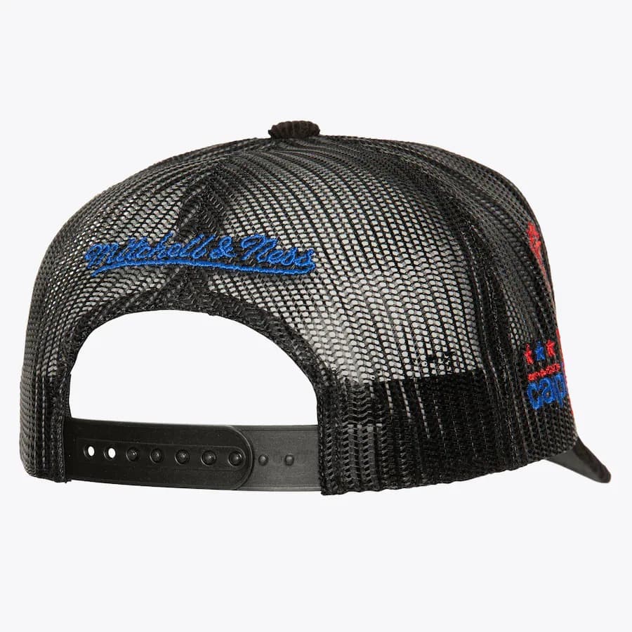 Бейсболка Mitchell & Ness Black Washington Capitals Times Up Trucker Adjustable Hat