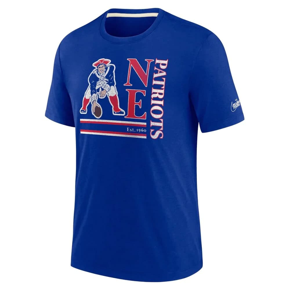 Футболка Nike New England Patriots Historic Logo Tri-Blend NFL T-Shirt