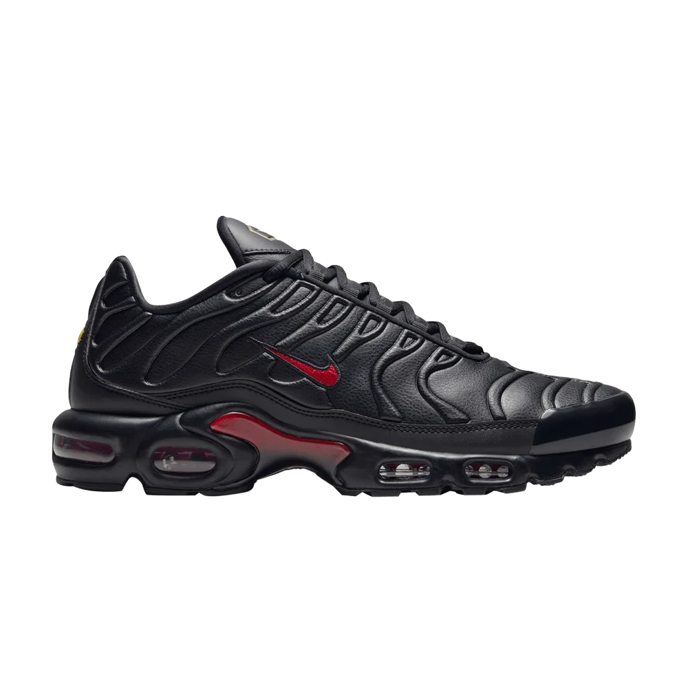 Кроссовки Nike Air Max Plus Premium 'Black University Red'