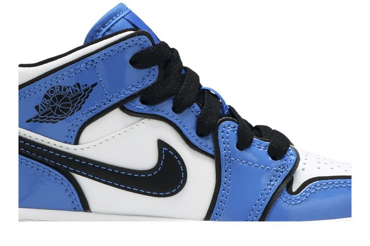 Кроссовки Air Jordan 1 Mid SE PS 'Signal Blue'