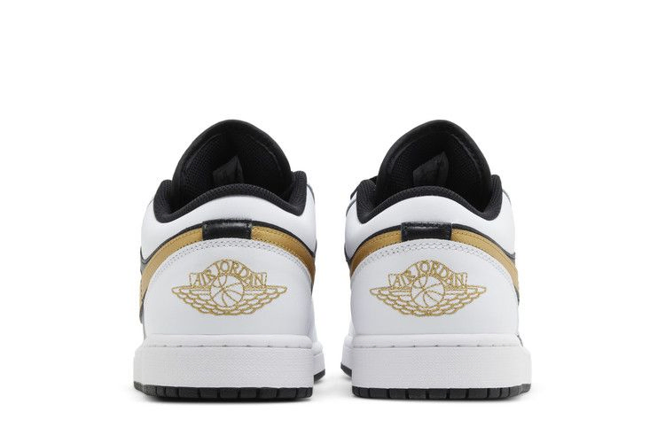 Кроссовки Air Jordan 1 Low 'Gold Swoosh'