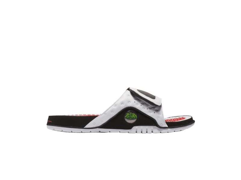 Шлёпанцы Air Jordan Hydro 13 Retro Slide White Red Black