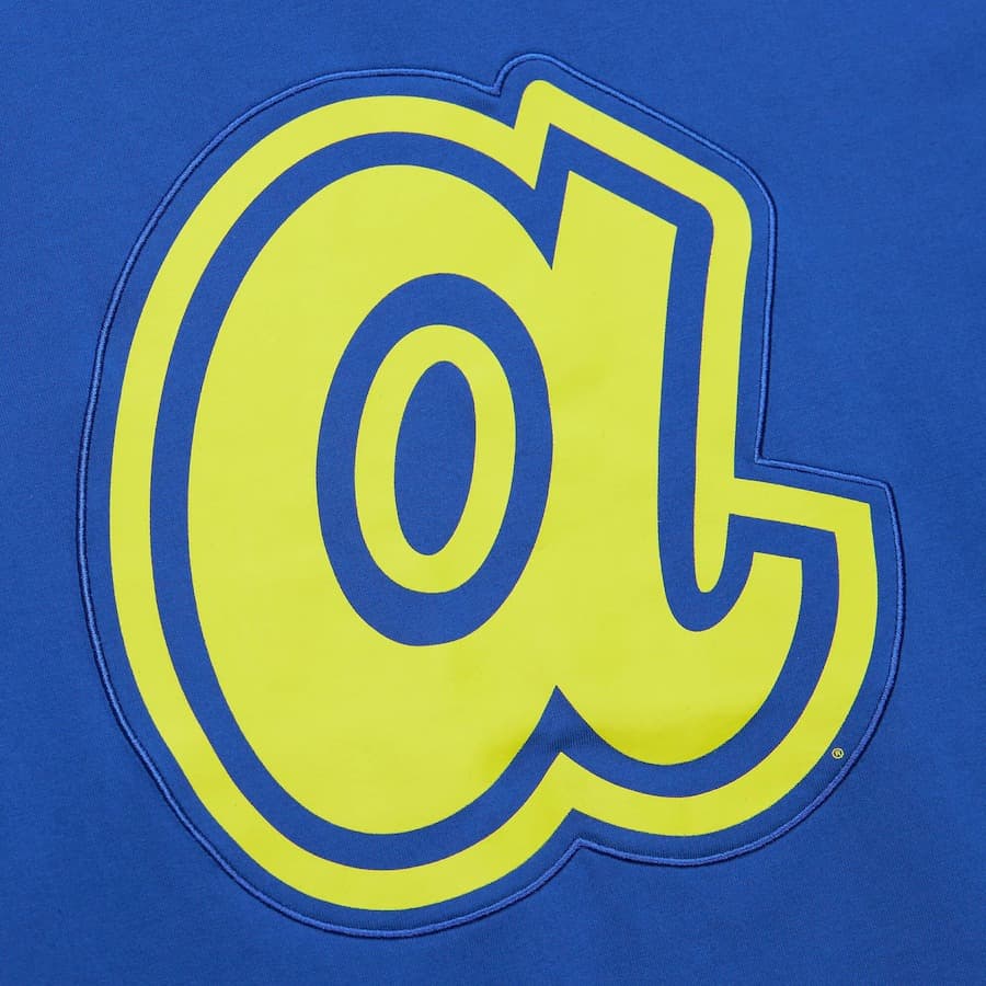 Футболка Mitchell & Ness Royal Atlanta Braves Neon Nights Premium T-Shirt