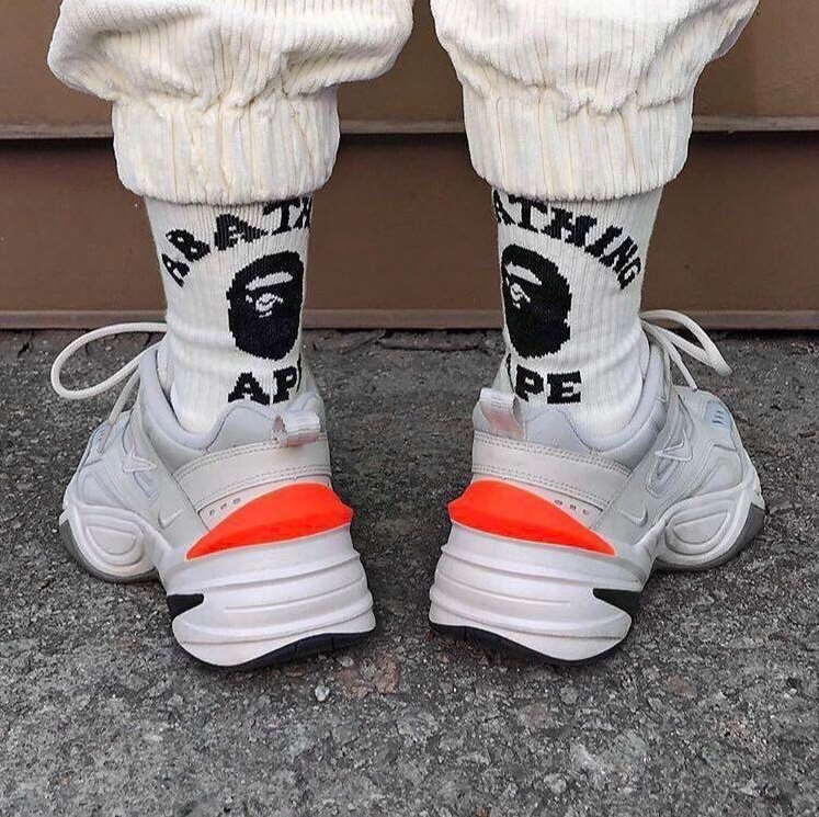 Спортивные носки BAPE College Socks Socks White