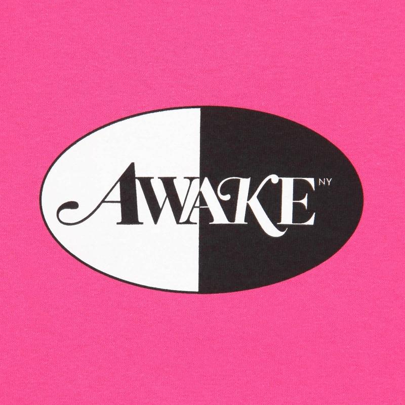 Футболка Awake Split Logo Tee Magenta
