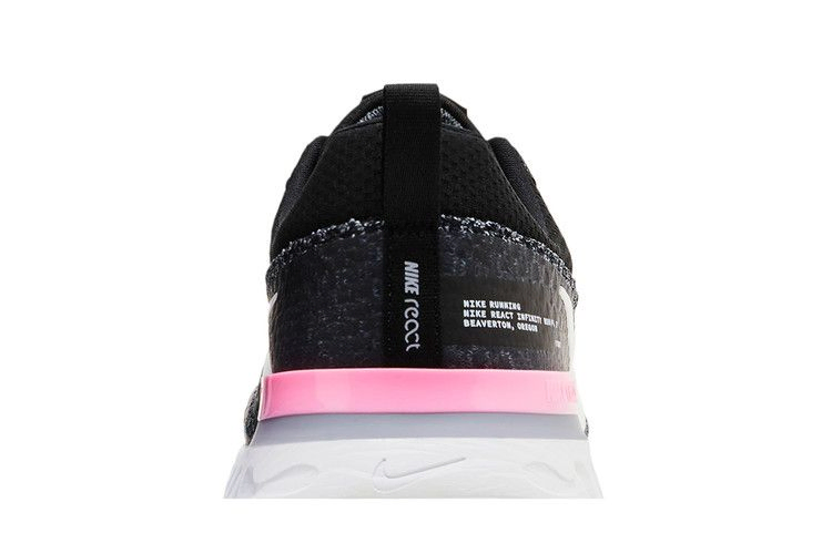 Кроссовки Nike React Infinity Run Flyknit 3 'Black Football Grey Pink'