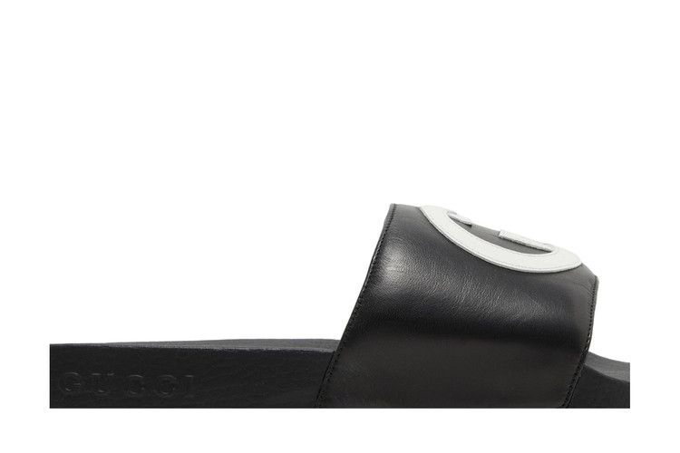Кроссовки Gucci Slide 'Interlocking G - Black'