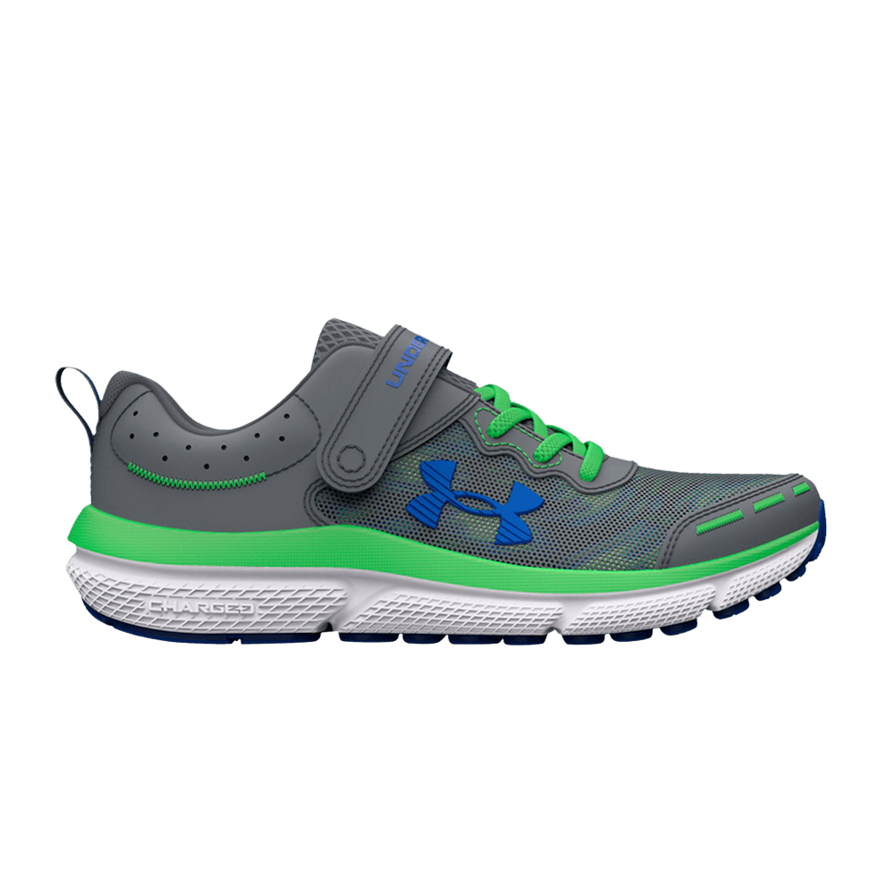 Кроссовки Under Armour Assert 10 AC Laser PS 'Pitch Grey Green Screen'