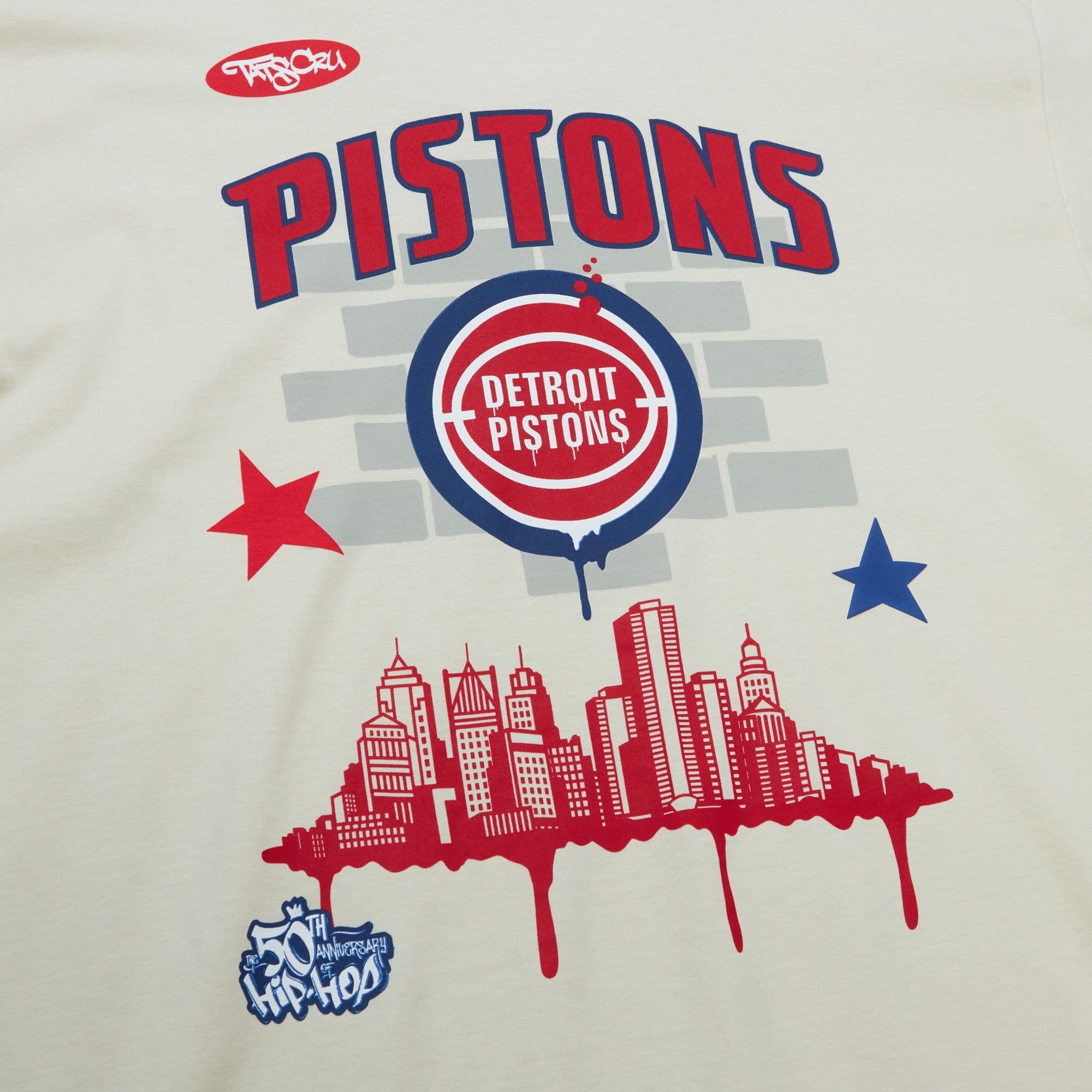 Футболка Mitchell & Ness x Tats Cru City Detroit Pistons T-Shirt