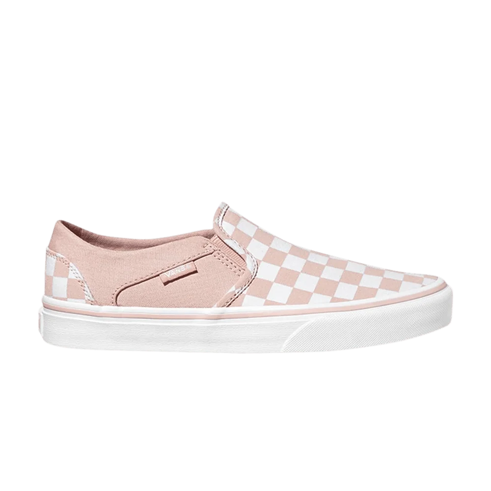 Krossovki-Vans-Wmns-Asher-Checkerboard-Sepia-Rose
