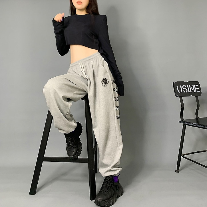 Спортивные брюки 2020 Charm Hip-hop Style Sweatpants Grey