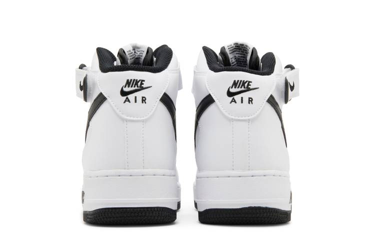 Кроссовки Nike Air Force 1 Mid '07 'White Black'