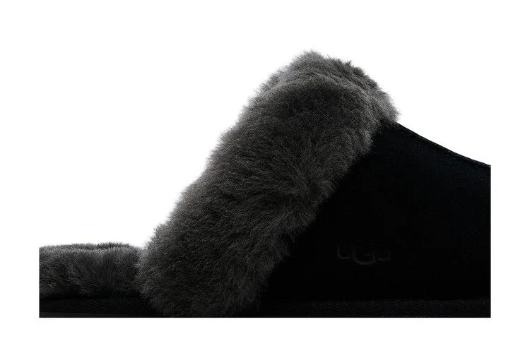 UGG Wmns Scuffette II 'Black Grey'