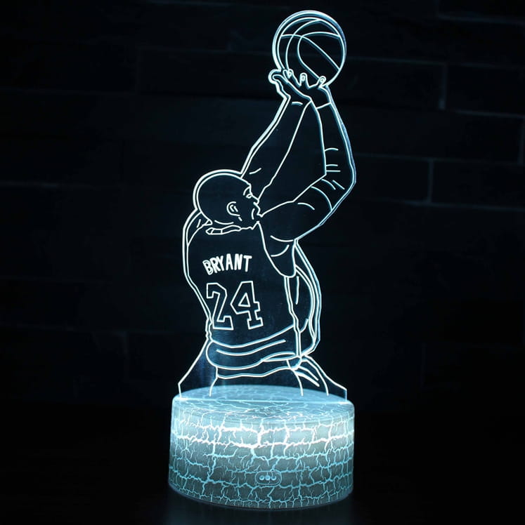 Ночник 3D 3D NBA Team Logo USB LED Lamp Colorful Night Light Gift