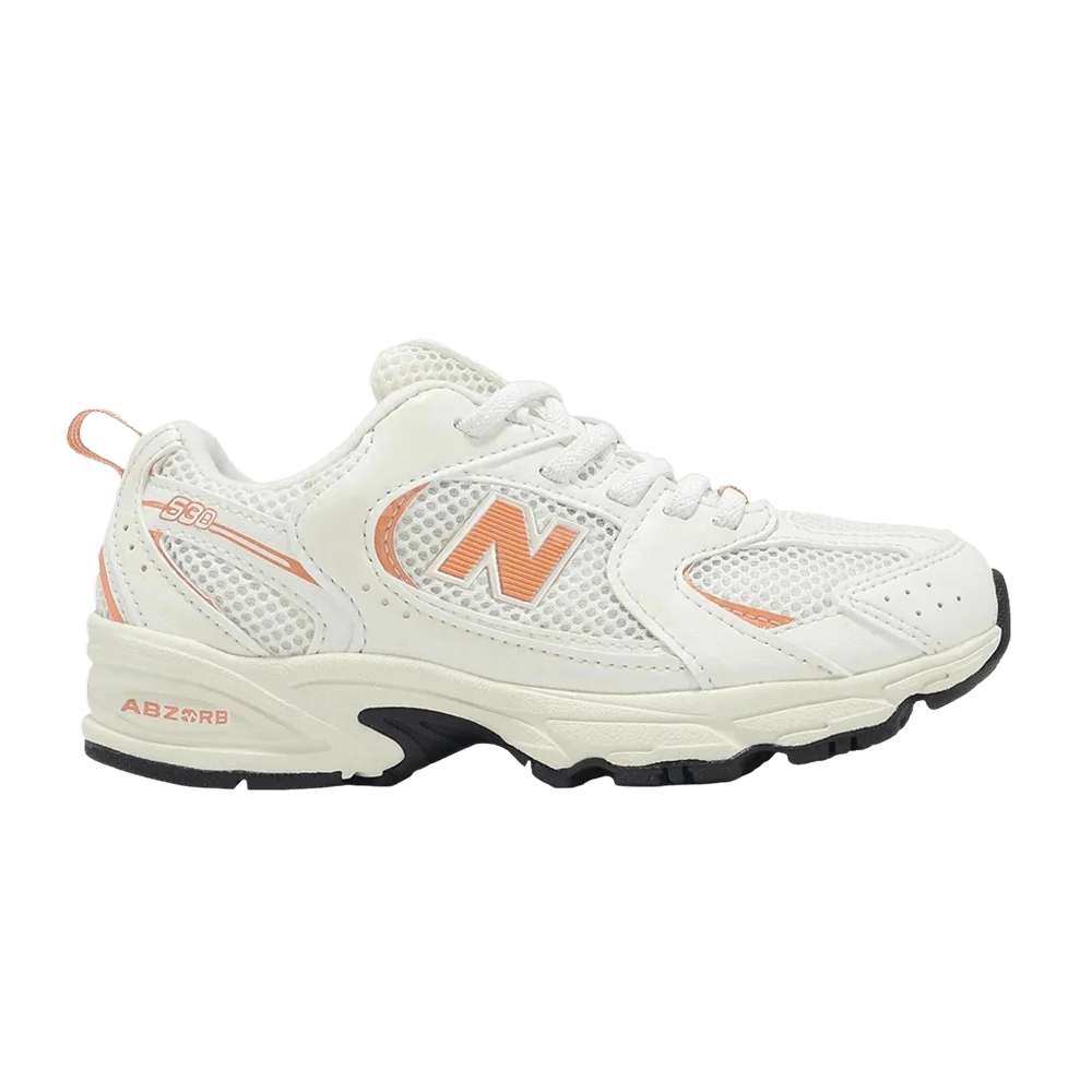 Кроссовки New Balance 530 Little Kid Wide 'White Orange'