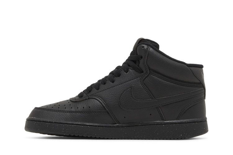 Кроссовки Nike Court Vision Mid Next Nature 'Triple Black'