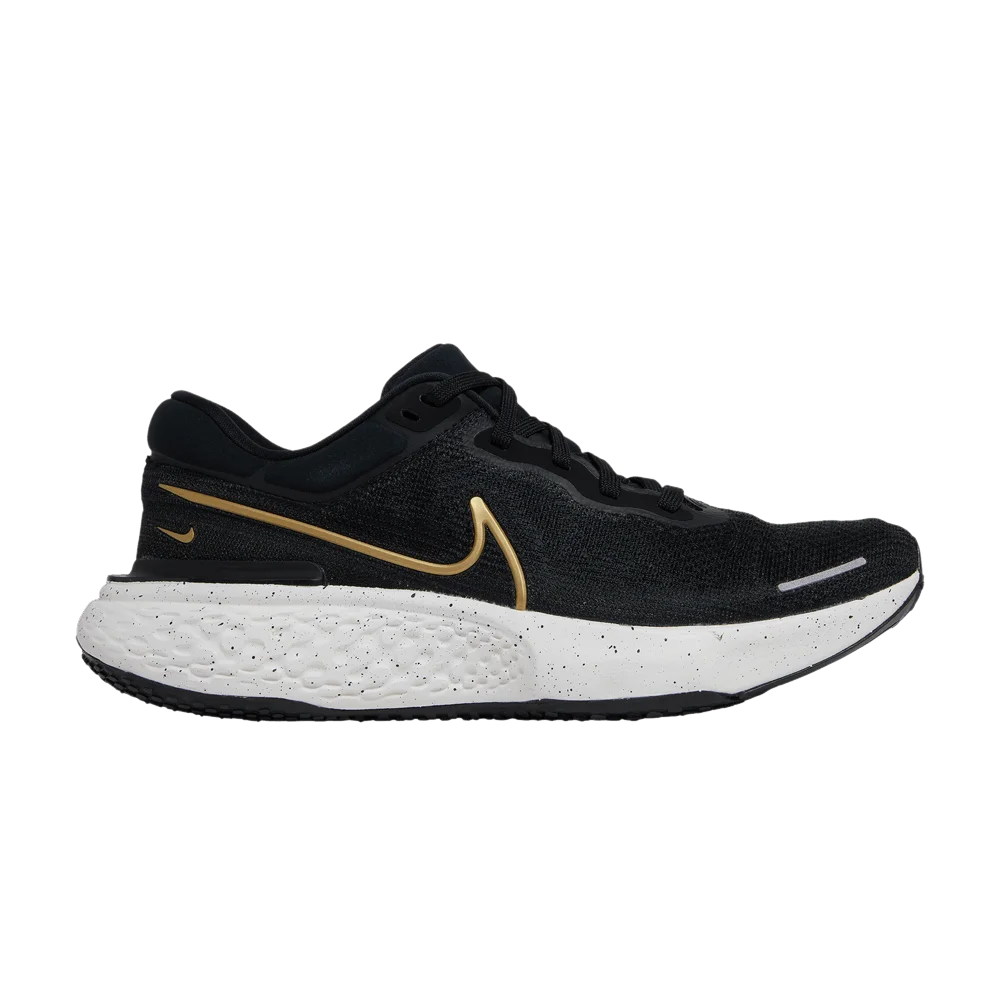 Кроссовки Nike ZoomX Invincible Run Flyknit 'Black Metallic Gold'