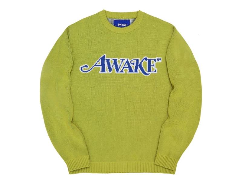 Свитер Awake Logo Knit Knit Sweater Lime Green