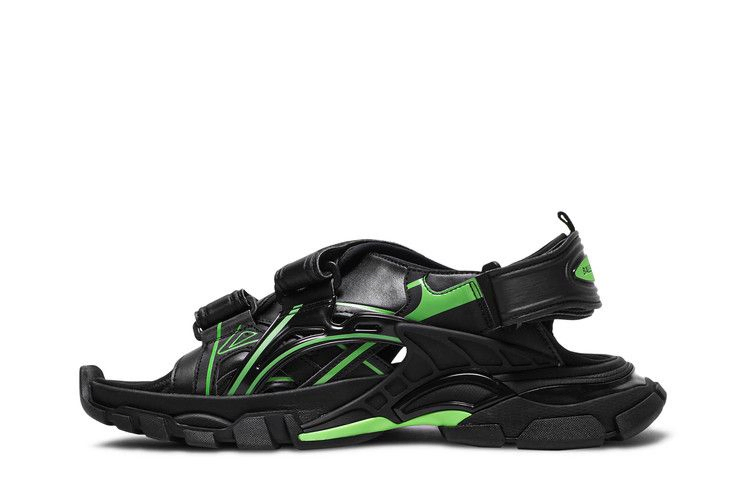 Сандалии Balenciaga Track Sandal 'Black Fluo Green'
