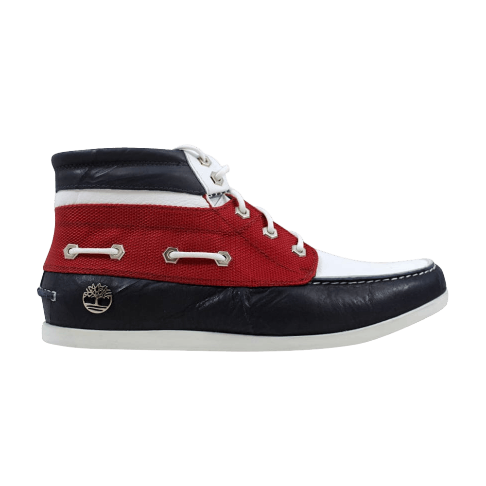Кроссовки Timberland Newmarket Chukka 'Navy Blue Red White'