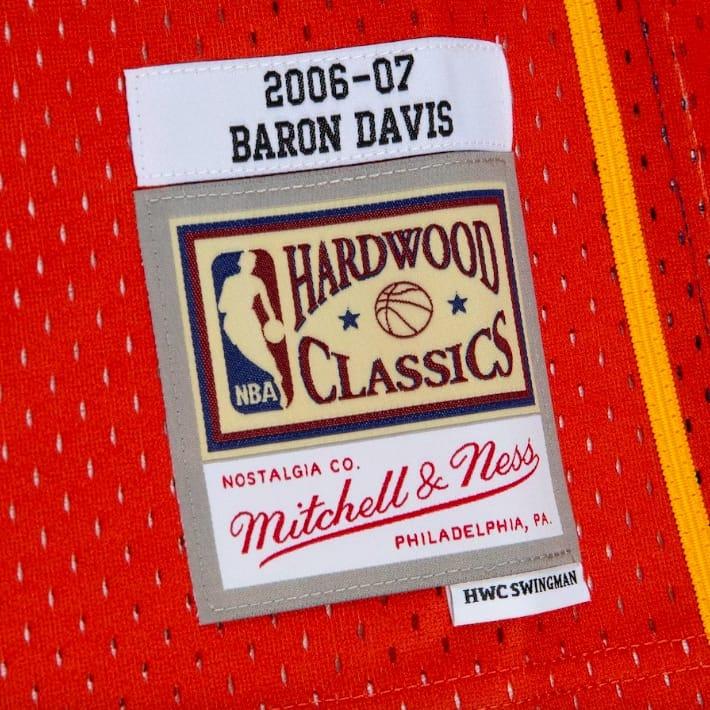 2006-07-Golden-State-Warriors-5-Baron-Davis-Mitchell-Ness-Fadeaway-NavyOrange-Jersey-2