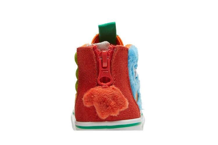 Кроссовки Sesame Street x Vans Sk8-Hi Zip Toddler 'Cookie Monster'