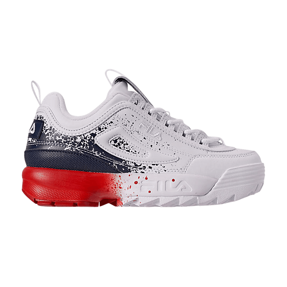 Кроссовки Fila Disruptor 2 Kids 'Splatter Navy White'