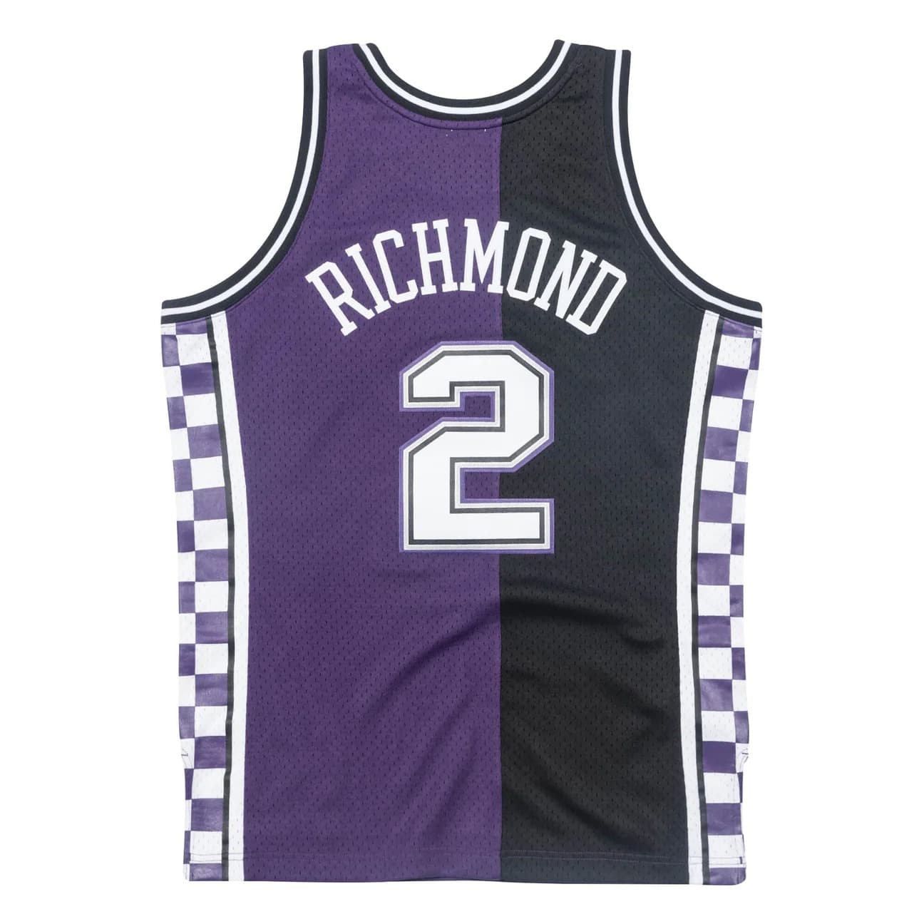 1994-95-Sacramento-Kings-Mitch-Richmond-2-Swingman-Hardwood-Classics-Black-Purple-Jersey-7