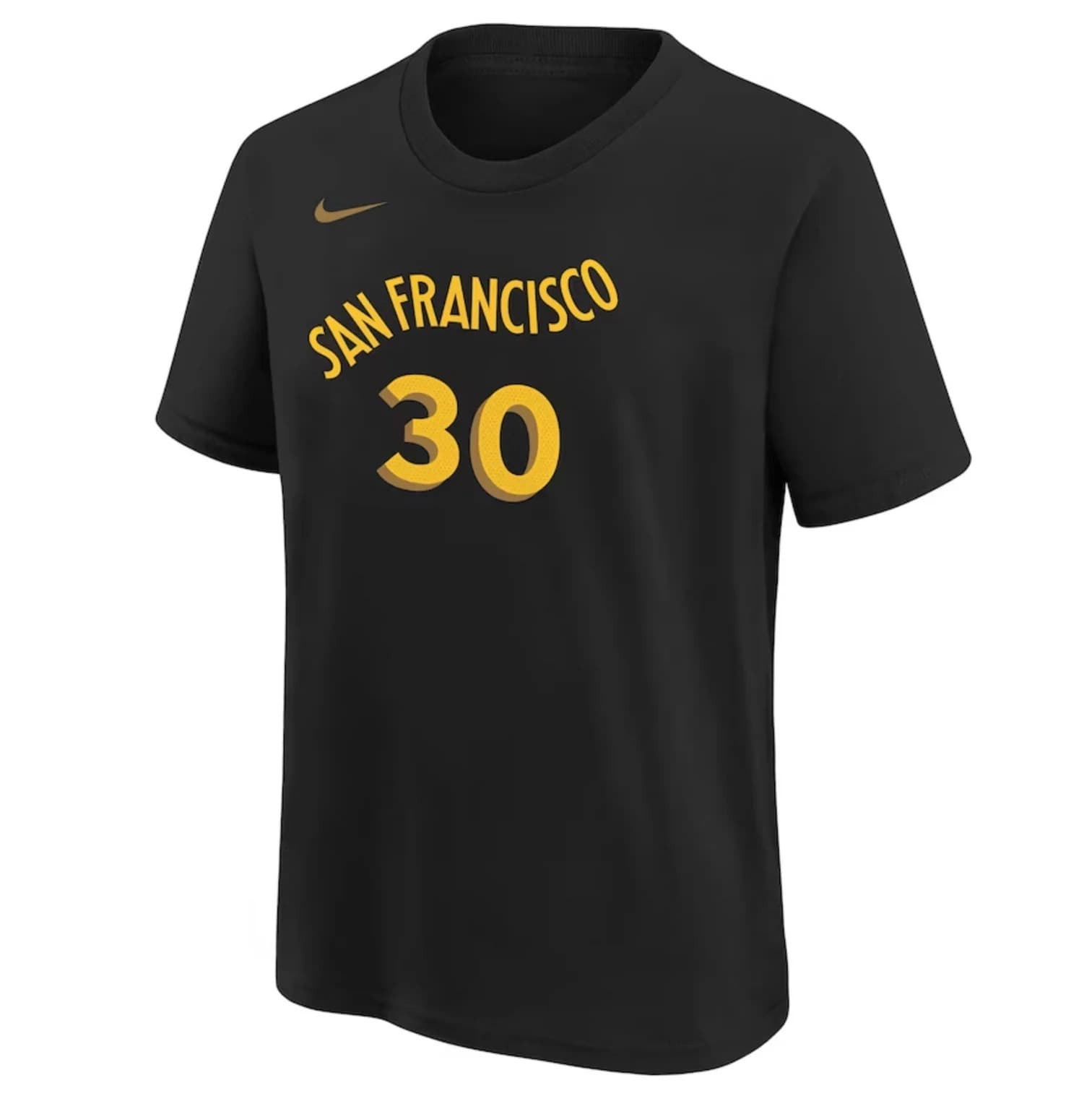 Баскетбольная футболка Nike Stephen Curry Golden State Warriors 2024 City Edition NBA Youth T-Shirt