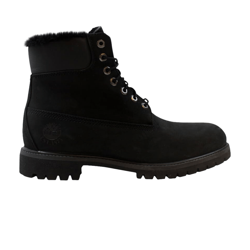 Кроссовки Timberland 6 Inch Premium Fur Lined 'Black'