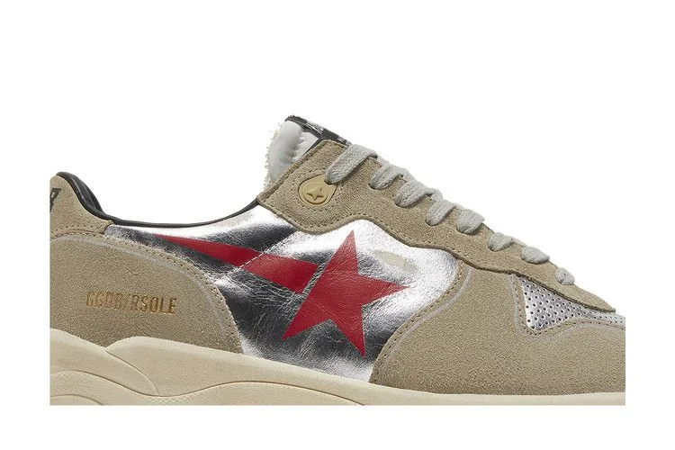 Кроссовки Golden Goose Running Sole 'Silver Ice Grey'