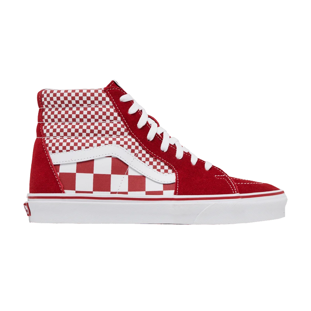 Vans-Sk8-Hi-Red-Mix-Checker