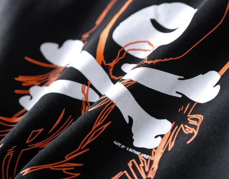 Худи AAPE x Steve Aoki Black