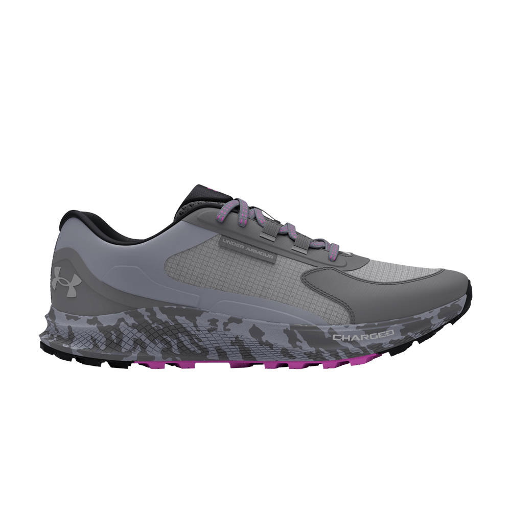 Кроссовки Under Armour Wmns Charged Bandit Trail 3 'Mod Grey Vivid Magenta Camo'