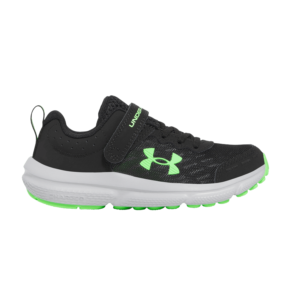 Кроссовки Under Armour Assert 10 AC PS 'Black Green Shock'