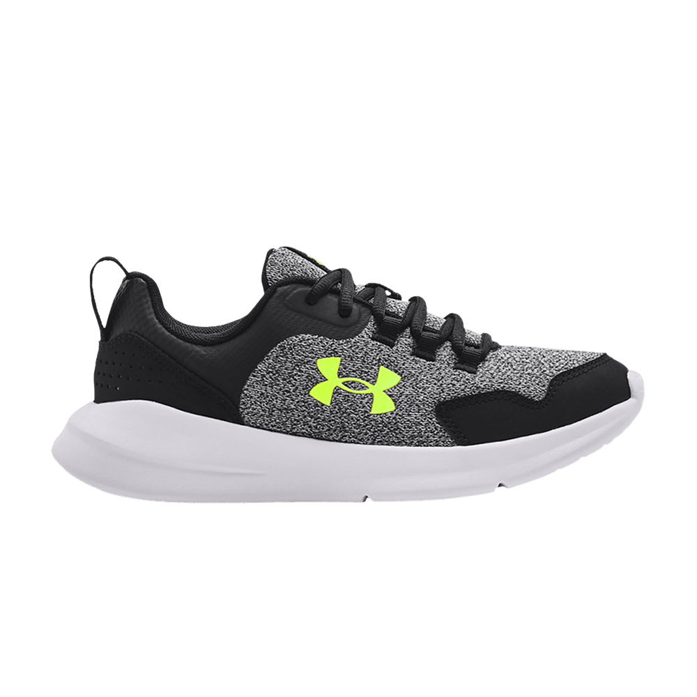 Кроссовки Under Armour Essential GS 'Black Neon Green'