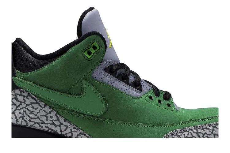 Кроссовки Air Jordan 3 Retro 'Tinker - Oregon Ducks' PE