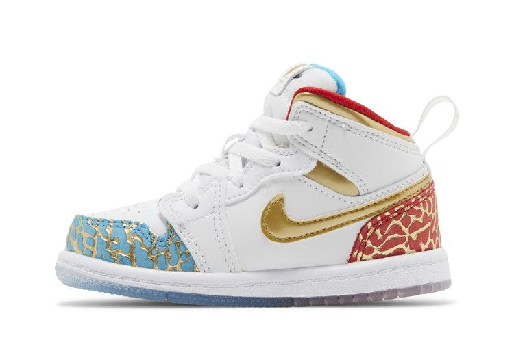 Кроссовки Air Jordan 1 Mid TD 'NC to Chi'