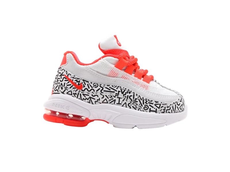 Кроссовки Nike Air Max 95 QS TD White Black Crimson