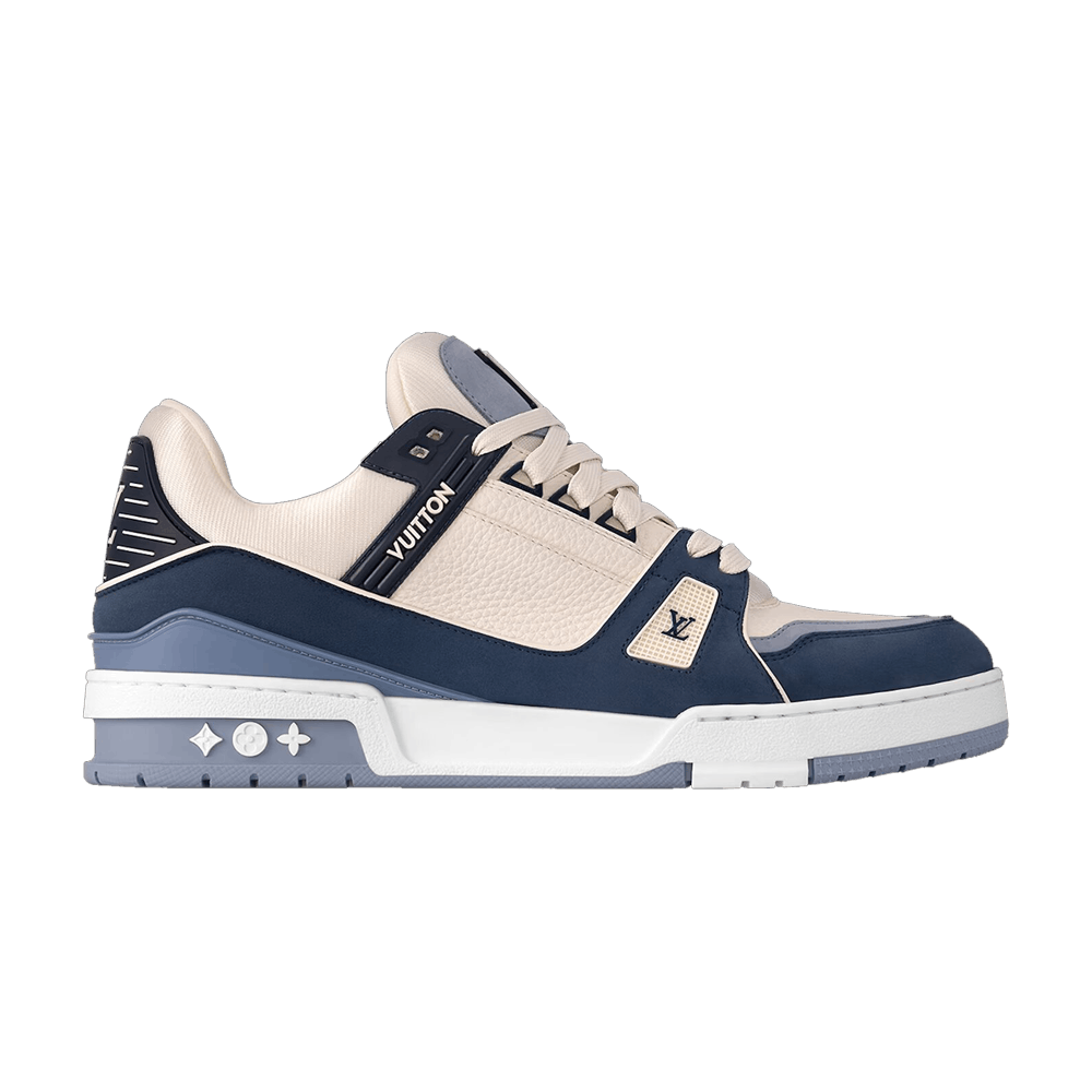 Кроссовки Louis Vuitton Trainer 'Cream Blue'