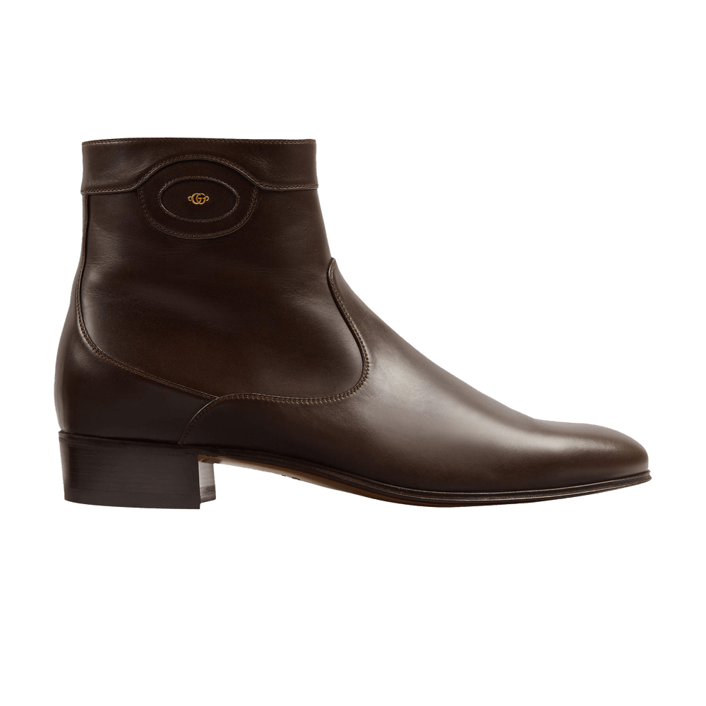 Кроссовки Gucci Ankle Boot 'Logo Embellished - Cocoa'