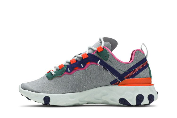 Кроссовки Nike Wmns React Element 55 'Wolf Grey Fuchsia'