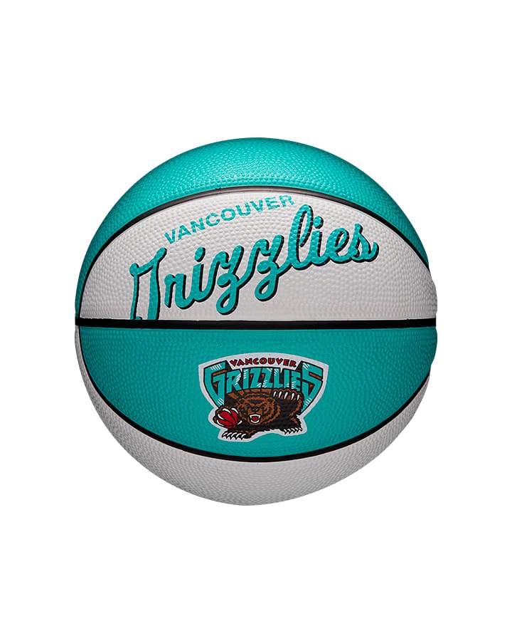 Wilson Vancouver Grizzlies Team Logo Retro Mini NBA Basketball