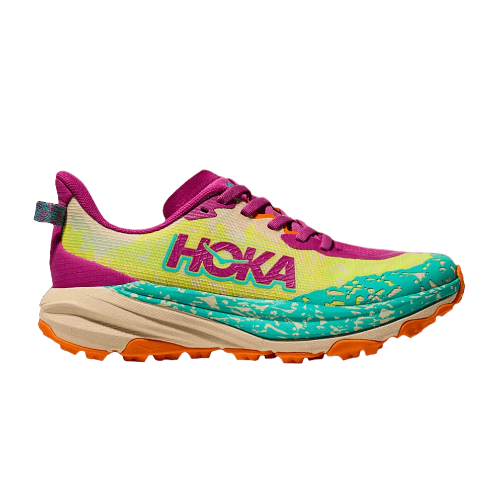 Кроссовки HOKA Speedgoat 6 Kids 'Fuchsia Electric Aqua'