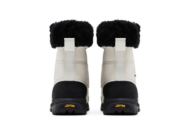 UGG Butte Waterproof Leather Snow Boot 'White Black'