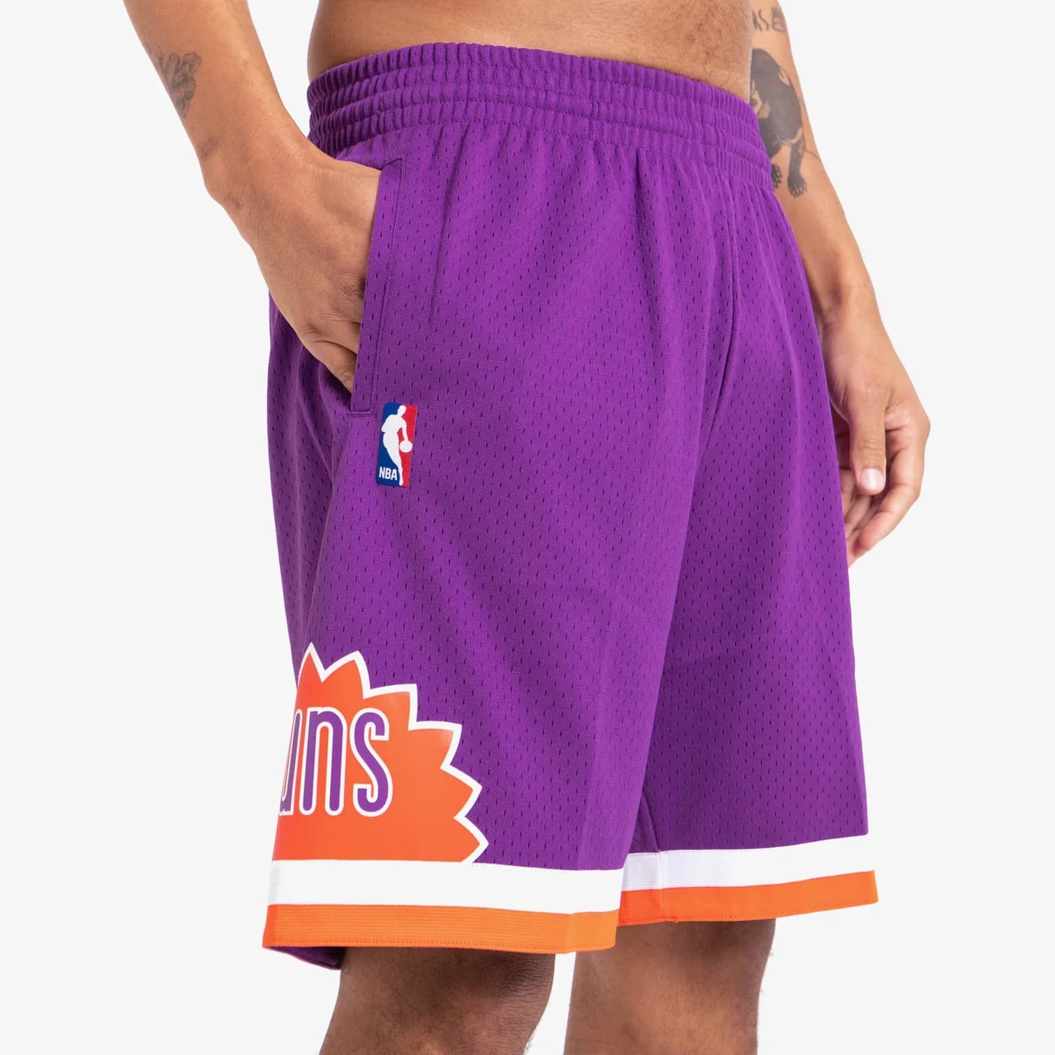 Mitchell-Ness-Phoenix-Suns-1991-92-Hardwood-Classics-Throwback-Swingman-NBA-Shorts-2