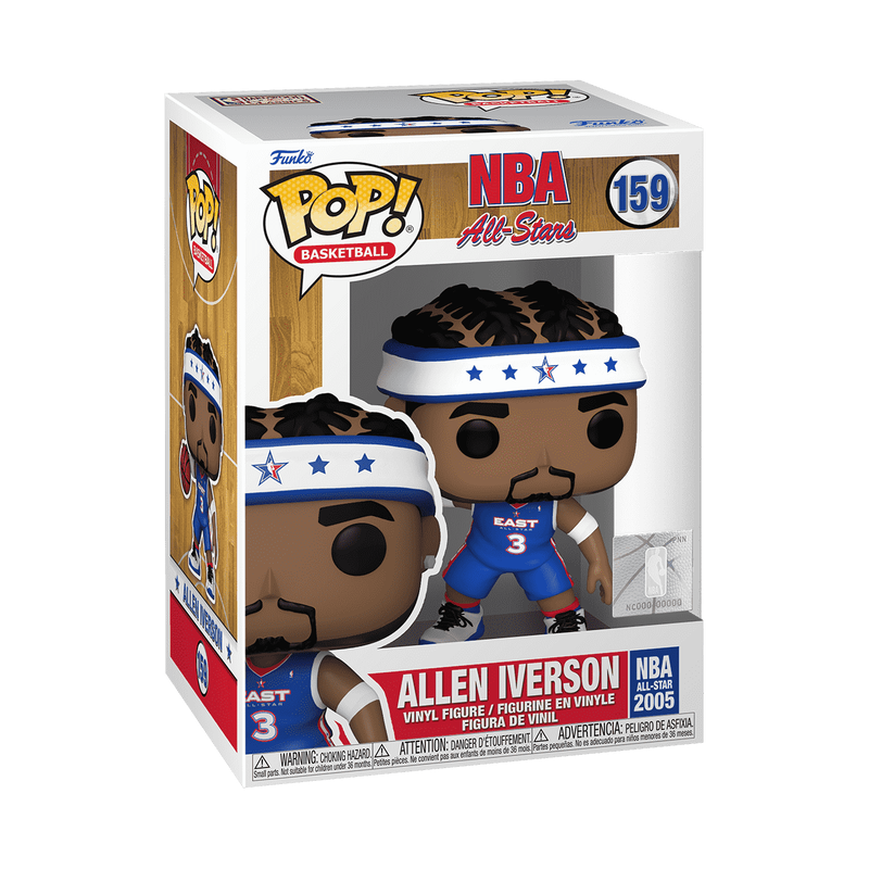 Коллекционная фигурка Funko Allen Iverson All Star 2005 NBA Pop Vinyl
