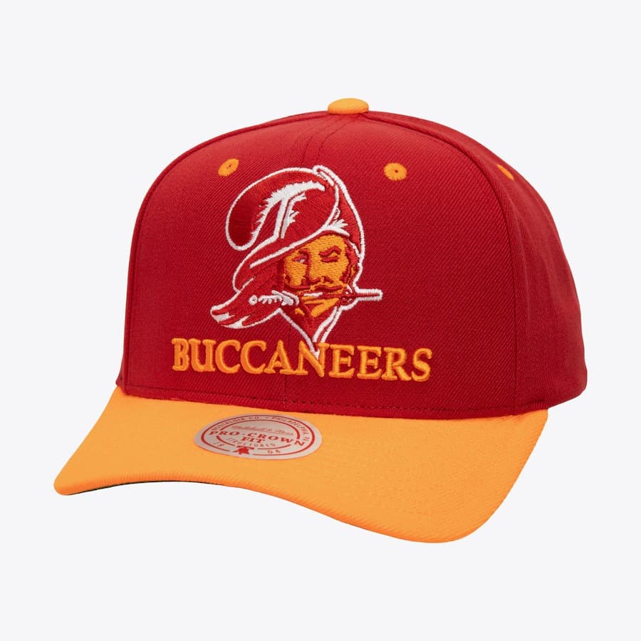 Бейсболка Mitchell & Ness Red Tampa Bay Buccaneers All In 2.0 Pro Crown Snapback Hat
