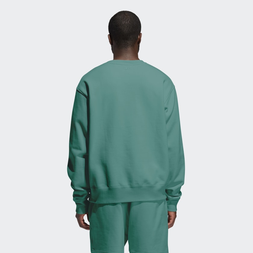 Свитшот adidas Pharrell Williams Basics Crewneck Sweatshirt True Green