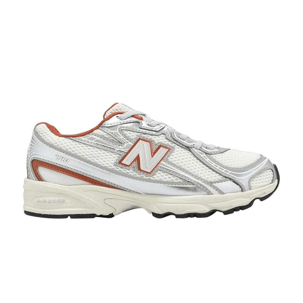 Кроссовки New Balance 740 Wide Little Kids 'Ivory Orange'